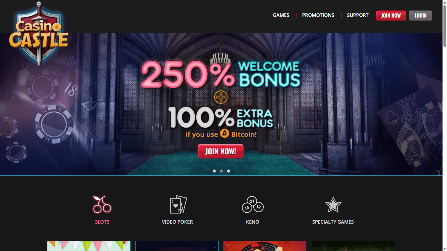 CasinoCastle Desktop screenshot